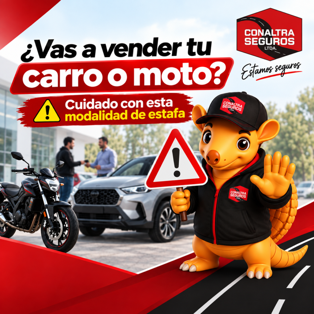 ¿Vas a vender tu carro o moto? ¡Cuidado!